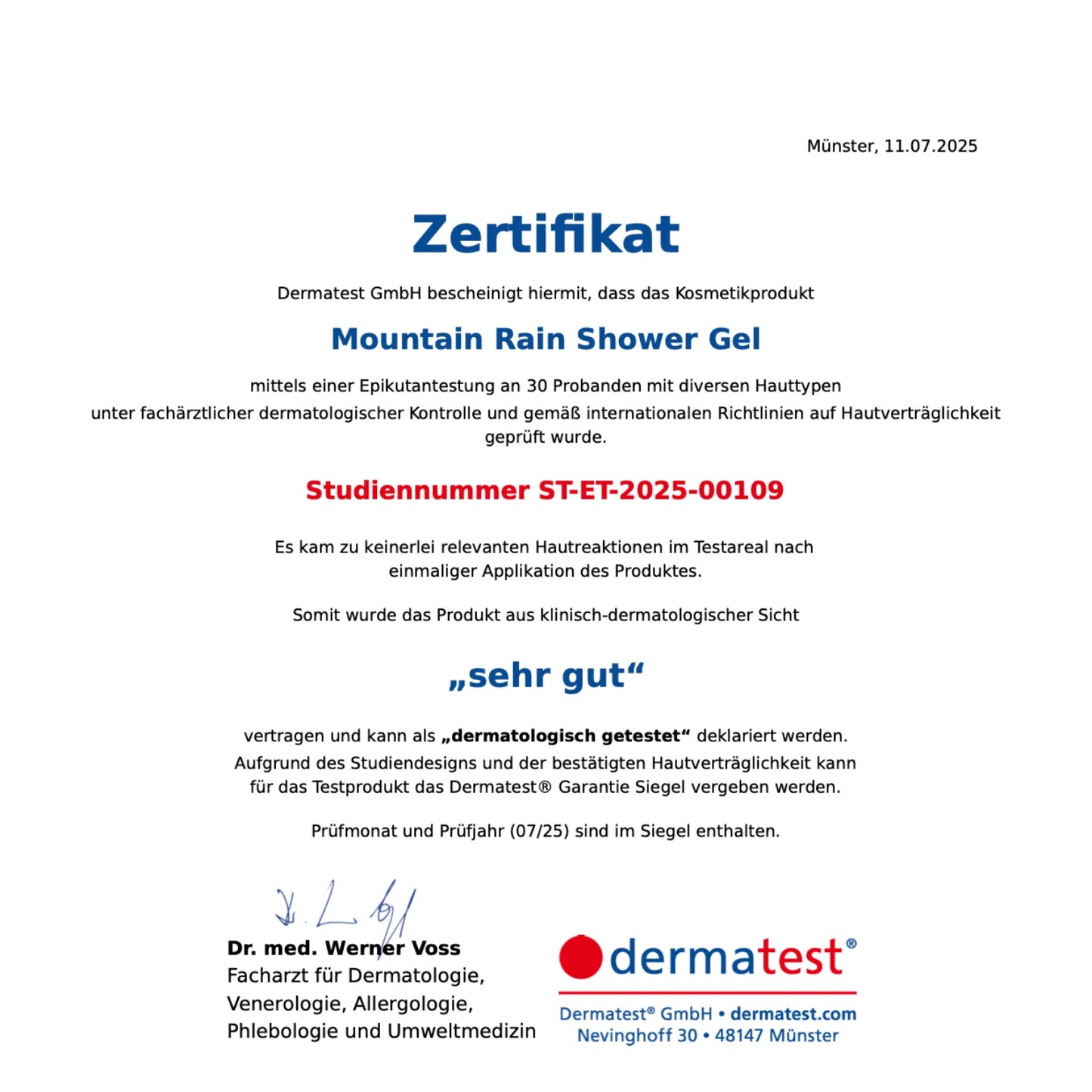 Mountain Rain Shower Gel Set
