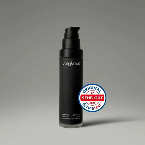 Mountain Supreme Intense Cream anti-aging night care for mature men's skin with Swiss Mooszellen technology and ceramides
