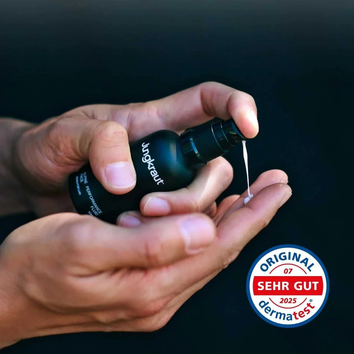 Alpine Performance Face Fluid für Männer – Anwendung und Dermatest.