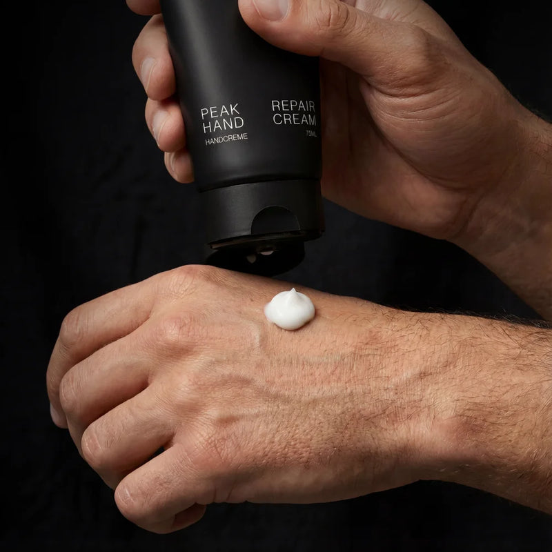 Apply a hazelnut-sized amount to the back of your hand.